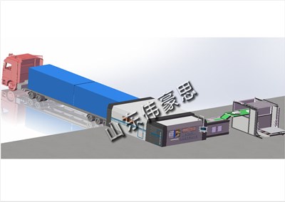 面粉自動裝卸車系統(tǒng) 山東集裝箱自動裝車機