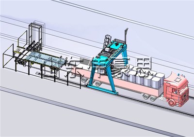 活性炭噸袋自動裝車機，噸包自動裝車機器人視頻